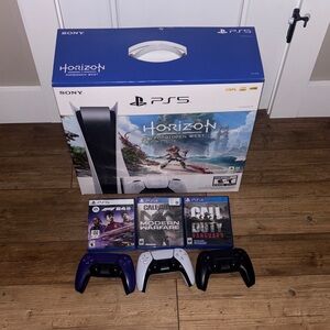 PS5 Bundle Horizon 2 Forbidden West with games